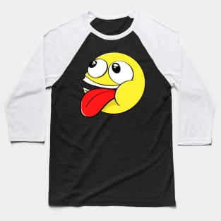 Smile Face Fun Smileys Cartoon Smilie Baseball T-Shirt